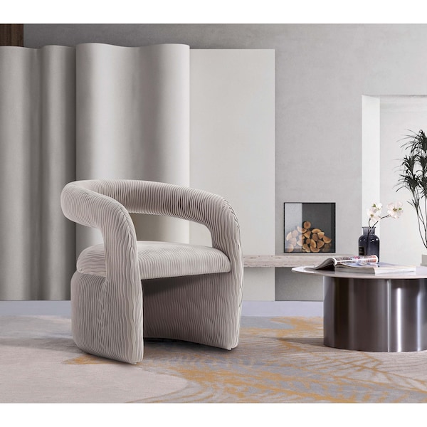 Manhattan Comfort Corvette Dining Chair in Dove AC068-DO - main